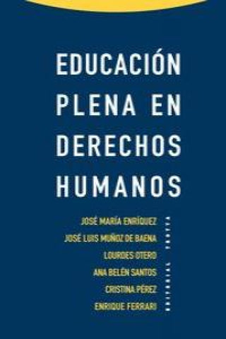 Educación Plena En Derechos Humanos Libro
