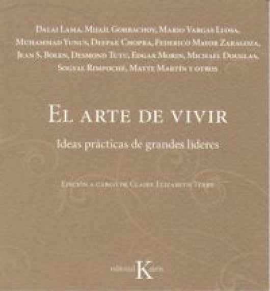 El Arte De Vivir Libro