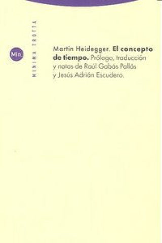 El Concepto De Tiempo Libro