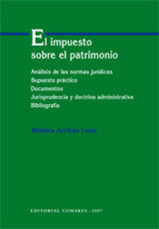 El Impuesto Sobre Patrimonio. Libro