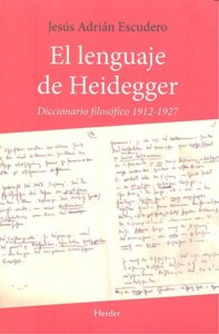 El Lenguaje De Heidegger Libro