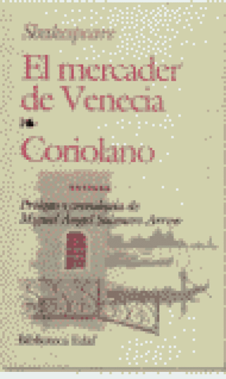 El Mercader De Venecia. Coriolano Libro