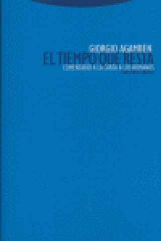 El Tiempo Que Resta Libro