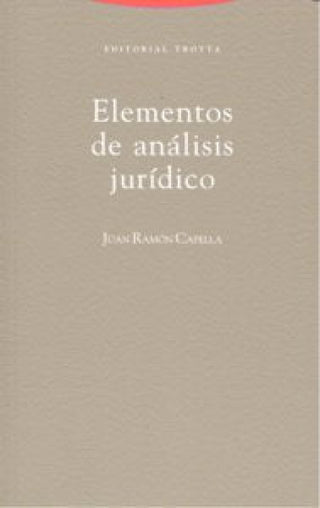 Elementos De Análisis Jurídico Libro