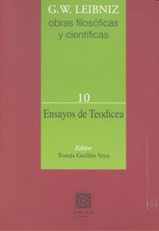 Ensayos De Teodicea Libro