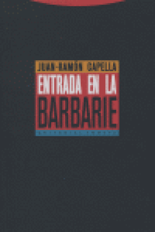Entrada En La Barbarie Libro