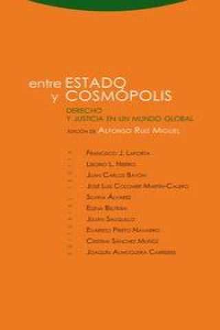 Entre Estado Y Cosmópolis Libro