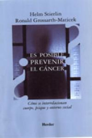 ¿es Posible Prevenir El Cáncer Libro