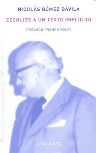 Escolios A Un Texto Implícito Libro