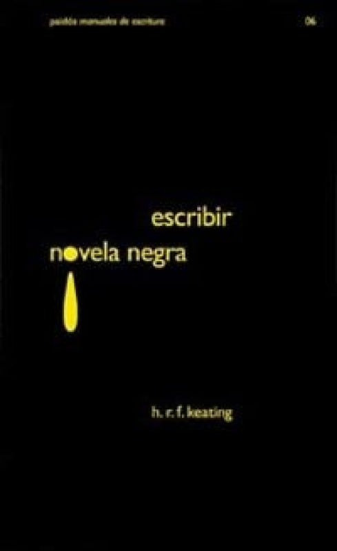 Escribir Novela Negra Libro