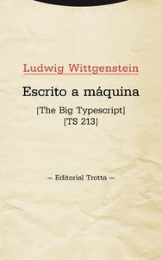 Escrito A Máquina Libro