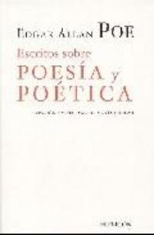 Escritos Sobre Poesía Y Poética Libro