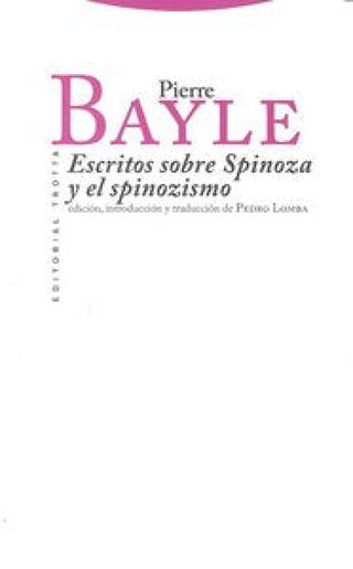 Escritos Sobre Spinoza Y El Spinozismo Libro