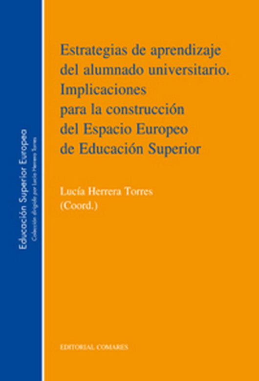 Estrategias De Aprendizaje Del Alumnado Universitario Libro