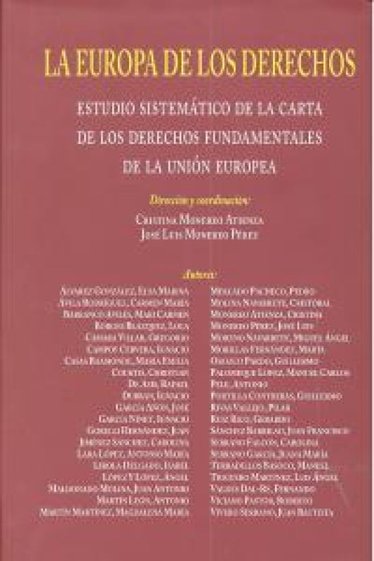 Europa De Los Derechos La Libro