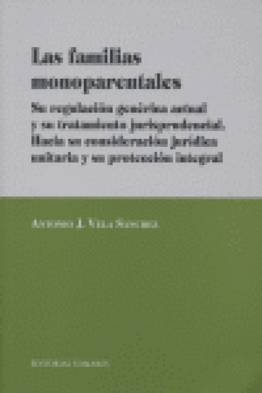 Familias Monoparentales Las Libro