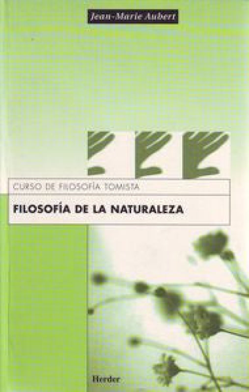 Filosofía De La Naturaleza Libro