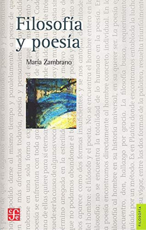 Filosofia Y Poesia Libro