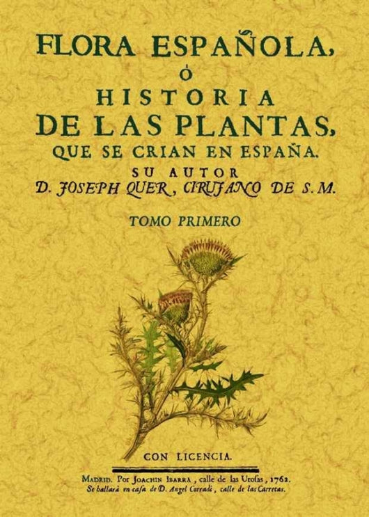 Flora Española O Historia De Las Plantas Que Se Crian En España (6 Tomos) Libro