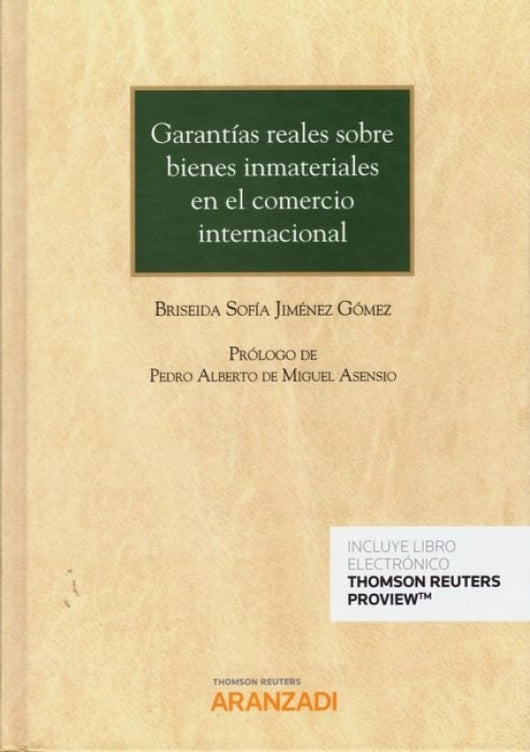 Garantías Reales Sobre Bienes Inmateriales En El Comercio Internacional (Papel + E-Book) Libro