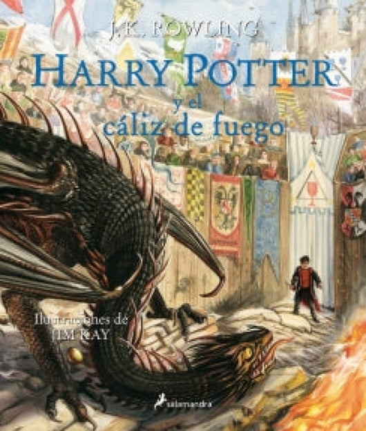 Harry Potter Y El Cáliz De Fuego (Harry 4) -Edición Ilustrada- Libro