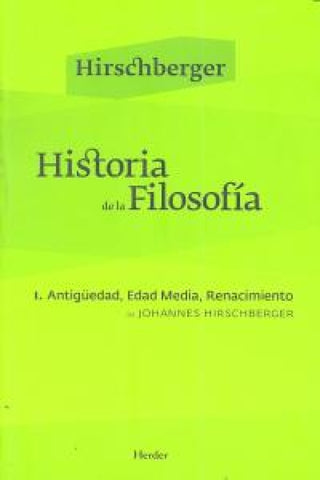 Historia De La Filosofía Libro