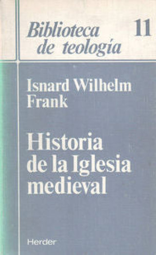 Historia De La Iglesia Medieval Libro