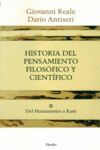 Historia Del Pensamiento Filosófico Y Científico Ii Libro