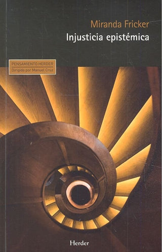 Injusticia Epistémica Libro