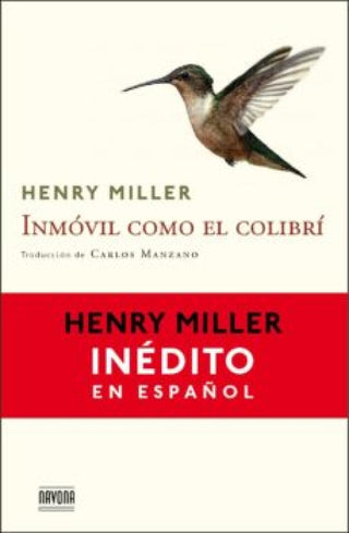 Inmóvil Como El Colibrí Libro