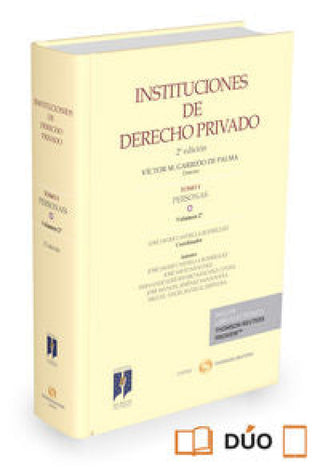 Instituciones De Derecho Privado. Tomo I Personas. Volumen 2º (Papel + E-Book) Libro