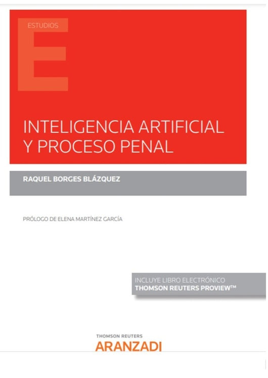 Inteligencia Artificial Y Proceso Penal Libro