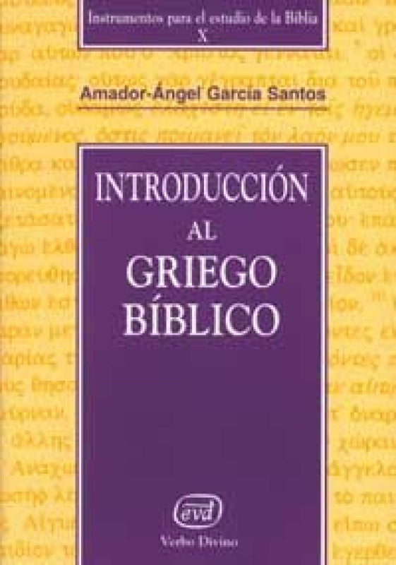 Introducción Al Griego Bíblico Libro