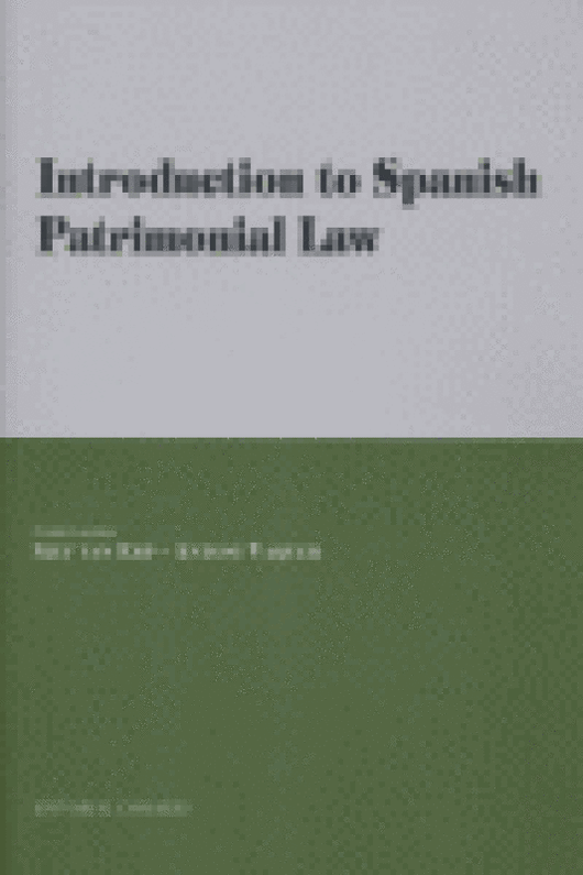 Introduction To Spanish Patrimonial Law Libro