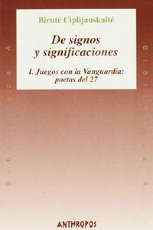 Juegos Con La Vanguardia Libro