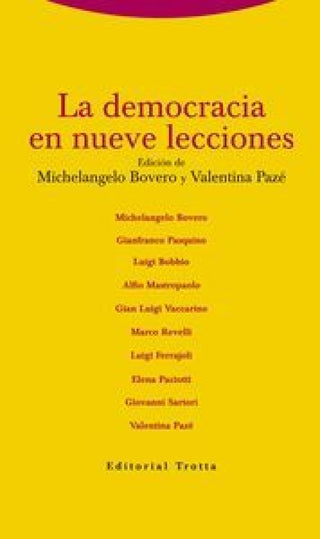 La Democracia En Nueve Lecciones Libro