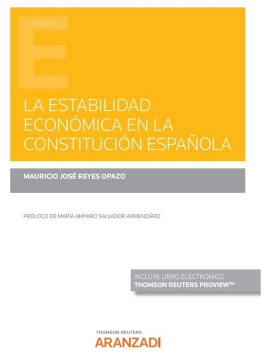 La Estabilidad Economica En Constitucion Española Libro