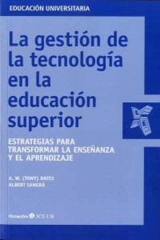 La Gestión De Tecnología En Educación Superior Libro