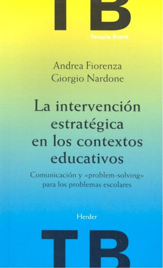 La Intervención Estratégica En Los Contextos Educativos Libro
