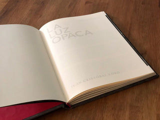 La Luz Opaca Libro