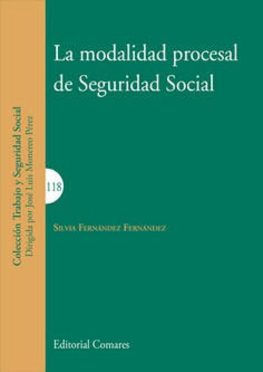 La Modalidad Procesal De Seguridad Social Libro