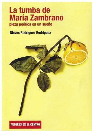 La Tumba De María Zambrano. Pieza Poética En Un Sueño Libro