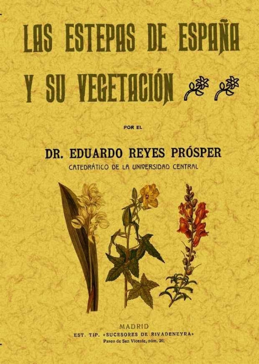 Las Estepas De España Y Su Vegetación Libro