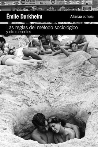 Las Reglas Del Método Sociológico Y Otros Escritos Libro