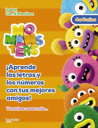 Letras Y Numeros Con Los Momonsters 4-5 Añosa Libro