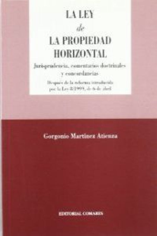 Ley De La Propiedad Horizontal Libro