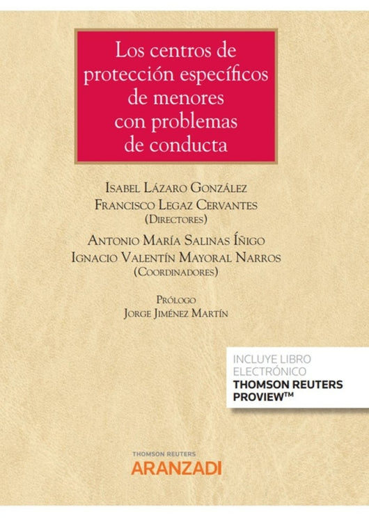 Los Centros De Proteccion Especificos Menores Con Proble Libro