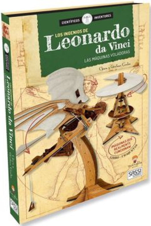 Los Ingenios De Leonardo Da Vinci: Las Máquinas Voladoras. Libro + 2 Maquetas Libros Impresos