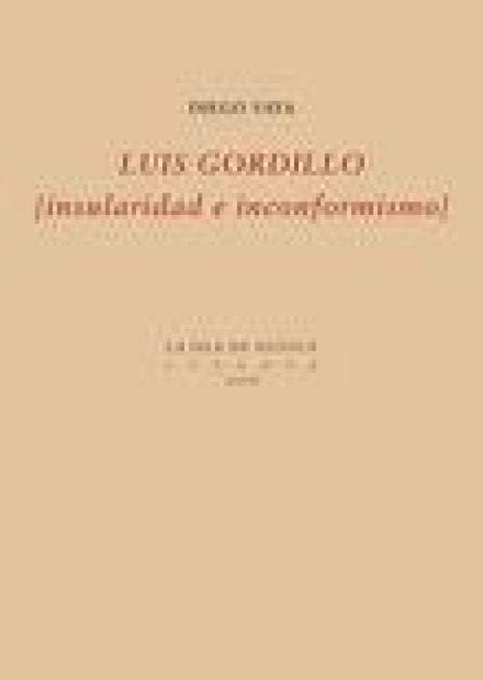 Luis Gordillo Libro