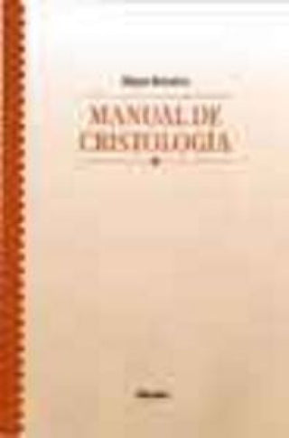 Manual De Cristología Libro